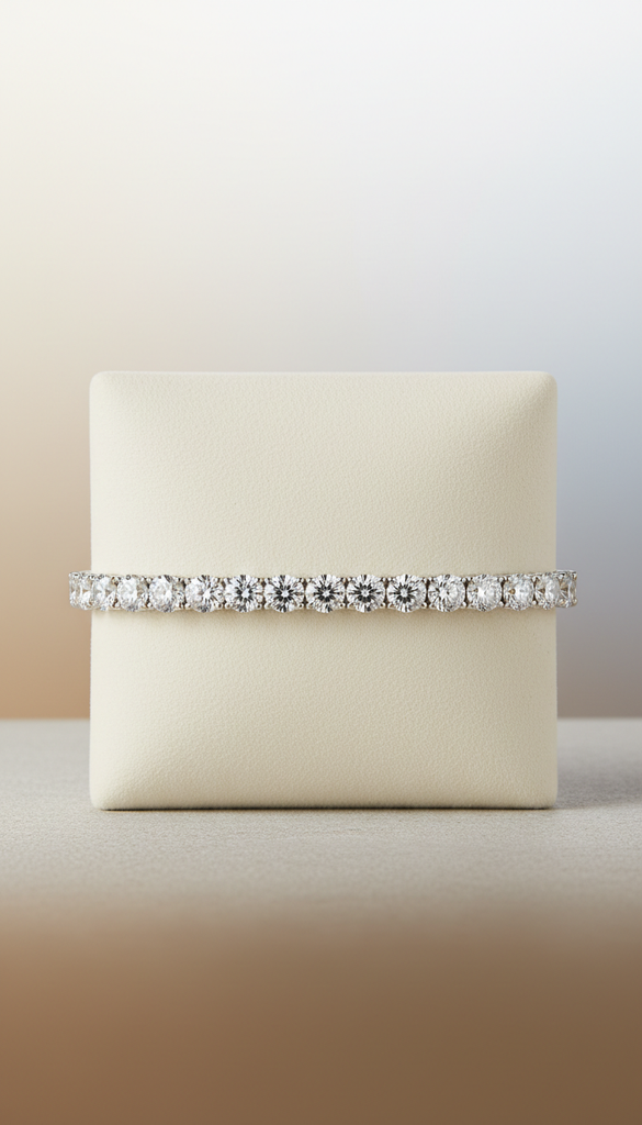 Platinum Diamond Tennis Bracelet