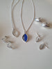 Silver Rugby Ball Drop Earrings