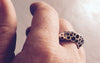 Solid Silver Dotty Ring